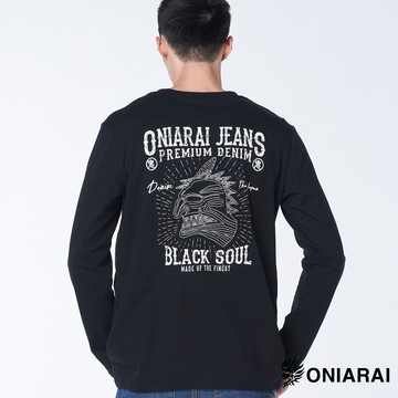 【新年爆殺價↘$688】現代潮流一代目鬼薄長TEE(黑)- BLUE WAY 鬼洗い