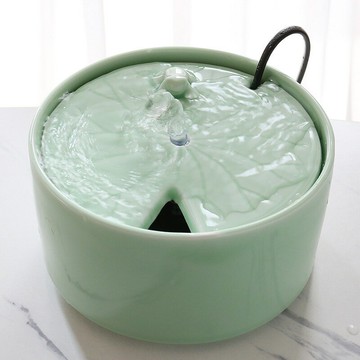 自動餵食器 智能餵食器 定時餵食器 狗狗餵食器 貓咪餵食器貓咪飲水機自動循環陶瓷靜音噴泉流動喝水狗狗泰迪寵物喂水器