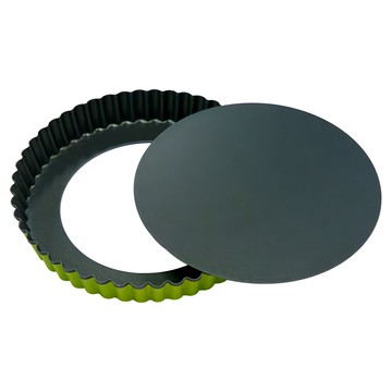 CAKELAND GREEN 活動式圓形不沾派餅模 英國製鋼品 安全雙層氟樹脂塗層  17.9 x 2.5cm  1個