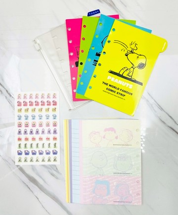 【震撼精品百貨】史奴比Peanuts Snoopy~史奴比 六孔補充內頁-休閒*66240