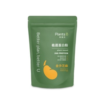 【彼蛋白】植選蛋白粉-金沙芝麻  500g (奶素)