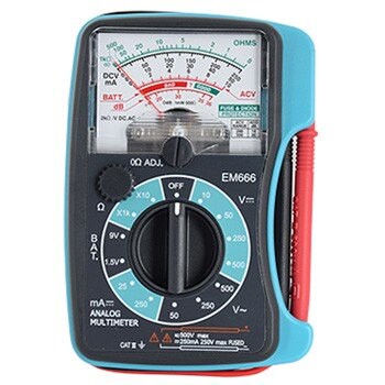 Analog Multimeter 口袋型指針三用電錶 EM-666