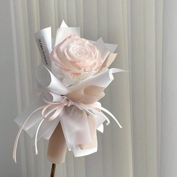 【Flora Flower】單支永生玫瑰-裸色