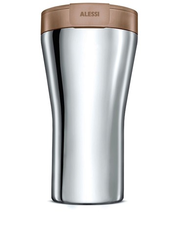 Alessi - Caffa travel mug - women - stainless steel/Thermoplastic Resin - One Size - Silver