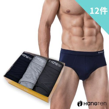 HANG TEN 經典彈力三角褲12件組(HT-C11001)