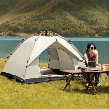 露營戶外帳篷露營過夜全自動速開便攜折疊裝備野營野外防雨防曬帳