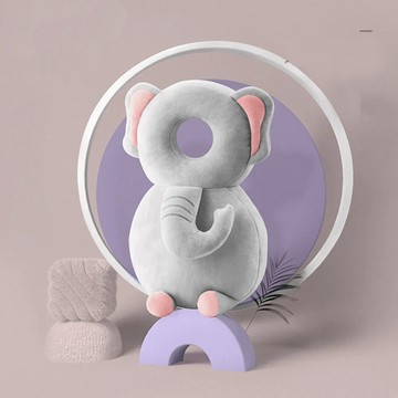 vanibaby 防摔枕 寶寶學步防撞透氣枕*  水晶絨大象  不適用