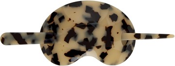Gohar World 米色 & 黑色 Bean 发夹