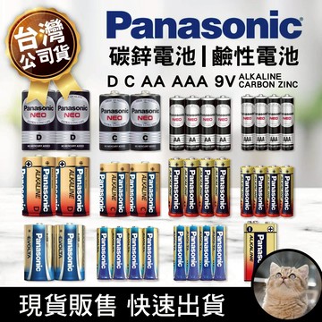 〔Panasonic 國際牌〕碳鋅電池 鹼性電池 鈦元素 EVOLTA 1號 2號 3號 4號 9V 乾電池 備用電池