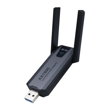 DTAudio Wi-Fi 6 雙頻無線網卡｜AX1800 桌機 wifi接收器 電腦網卡 網路接收器 USB3.0