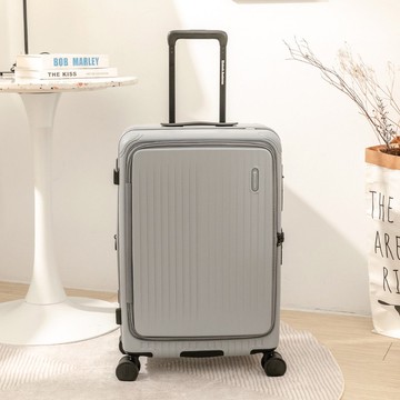 贈旅行三件組【金安德森】24吋 Urban Ease 前開式煞車輪行李箱