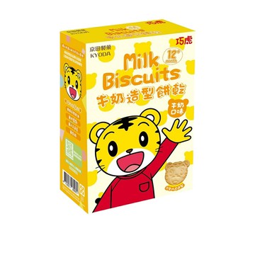 京田製菓巧虎牛奶造型餅乾(牛奶口味)90g 寶寶零食