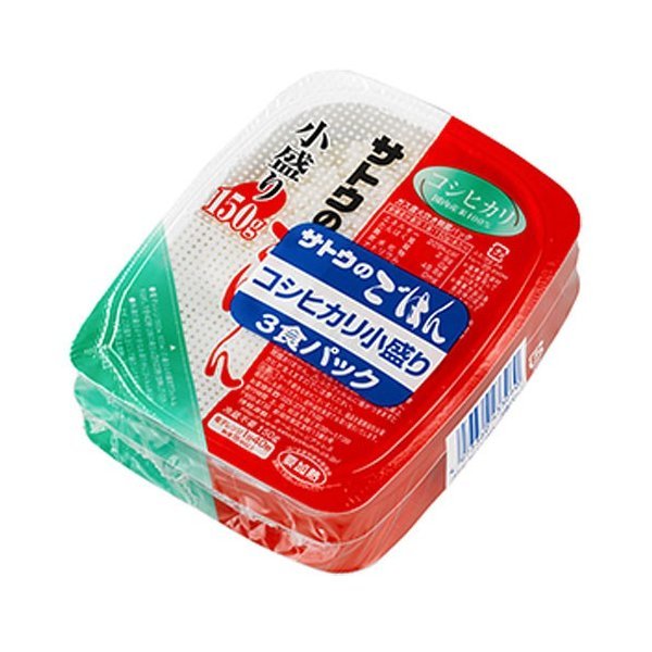 サトウ食品 コシヒカリ小盛り 3食パック