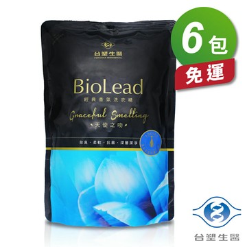 台塑生醫 經典香氛洗衣精 (天使之吻) (1.8kg/補充包) (6包) 免運費【APP滿額下單4%點數(單一帳號最高1000點)】7/31止