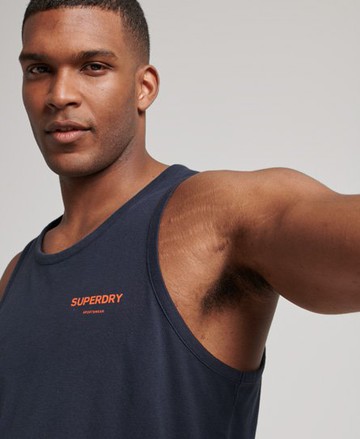 Superdry Men's Men's Code Core Sport Vest Navy / Eclipse Navy - Size: Xxl