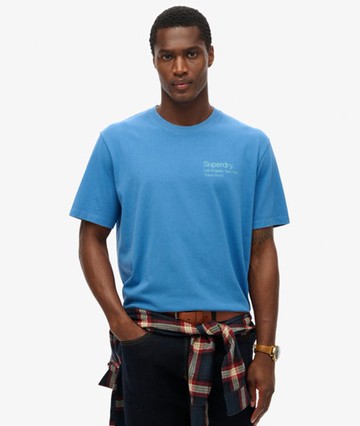 Superdry Men's Core Logo City T-shirt Blue Size: M