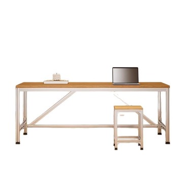 簡約會議桌工作臺鋁型材電腦桌洽談桌設計師辦公桌大型長條桌桌臺[DD030109]