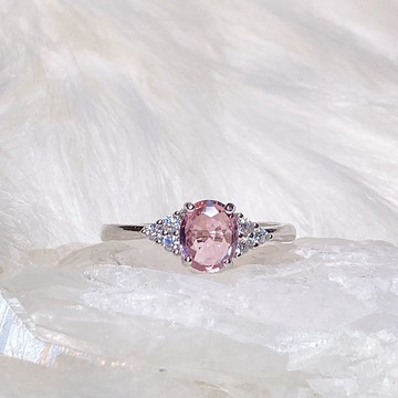 天然寶石 天然粉碧璽戒 熱銷款 目前無現貨 下單前請先私訊詢問