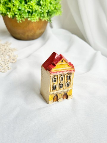 【好日戀物】捷克布拉格vintage/antique手捏陶土小屋