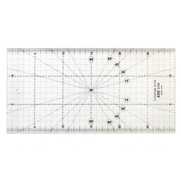edc1530 專業防刮拼布尺 15x30cm