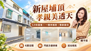 桃醫新屋.埔頂國小.市場一樓孝親房美透天|屋聊生活｜桃園市新屋區中華南路二段