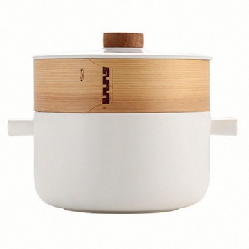 ONE TWO POT 萬土燒 日式養生多功能耐高溫砂鍋 福木大蒸鍋 4.5L  31cm  1個