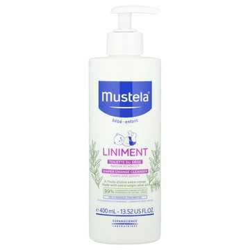 Mustela, 嬰兒專用換片潔膚乳，13.52 液量盎司（400 毫升）