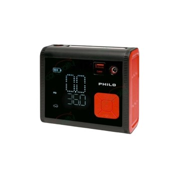 PHILO TP88 雙氣缸大馬力 可充皮卡 無線電動打氣機 胎壓偵測 (車麗屋)