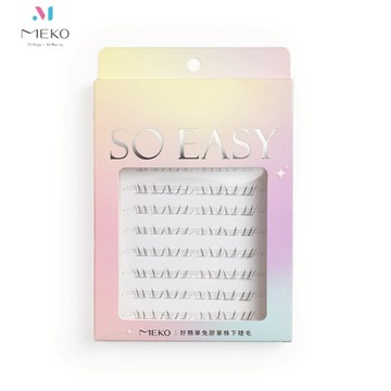 MEKO 好簡單免膠單株睫毛64株-下睫毛 (輕羽款) I-036【官方旗艦館】