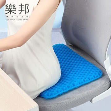 樂邦方形二代蜂巢凝膠坐墊(車用坐墊 椅墊 涼感椅墊)