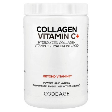 Codeage, 緩衝維生素 C + 粉，原味，9.98 盎司（283 克）