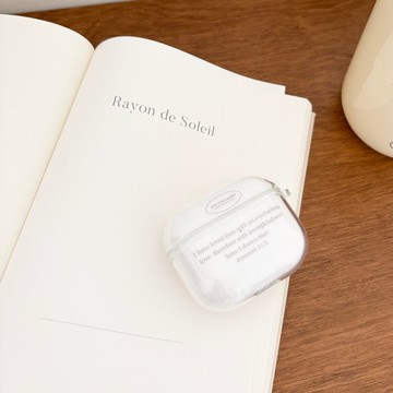 JIN CHA GOD- AirPods耳機殼保護套 我以永遠的愛愛你