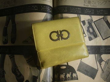 【老時光 OLD-TIME】早期二手老包Salvatore Ferragamo短皮夾