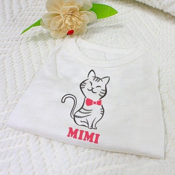 [毛孩姓名訂做款] 優雅花貓 Cat