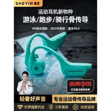 (免運)奢音X15骨傳導藍牙耳機無線運動跑步騎行游泳防水專用不入耳新款