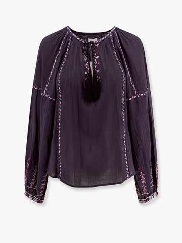 Fernanda cotton shirt with embroidery - MARANT ETOILE - gender_Woman