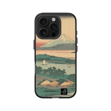 iPhone 16 Pro Clear 酷墨灰 - Van Gogh Museum - 川崎：鶴見川上的生麥村 - 歌川廣重