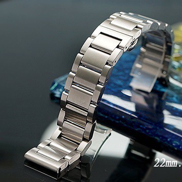 全新 不鏽鋼實心摺疊扣-快拆式金屬錶帶 ( 22mm.20mm )