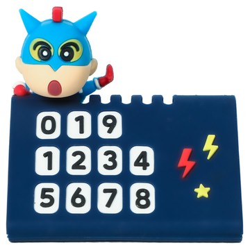 蠟筆小新公仔停車號碼牌  1個  動作面具