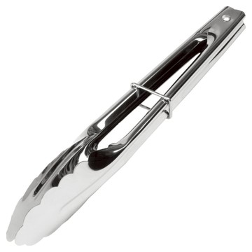 FOX RUN 不鏽鋼餐夾 S 23公分 430不鏽鋼材質 波浪邊緣設計 方便收納  1支  銀色