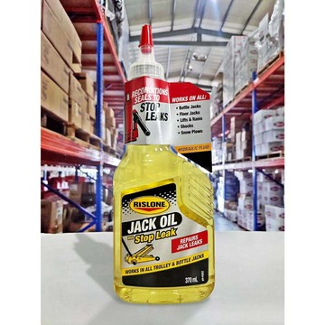 【4%點數】『油工廠』RISLONE #41812 JACK OIL WITH STOP LEAK 油壓 千斤頂止漏劑 370ML【樂天APP下單限定】