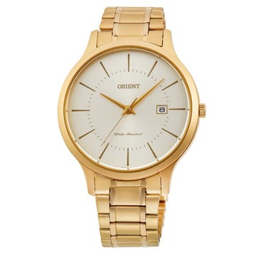 ORIENT東方錶 (RF-QD0009S) CONTEMPORARY系列 金色簡約時尚腕錶 39mm｜樂天領券折300★全館特惠中★指定刷卡回饋10%