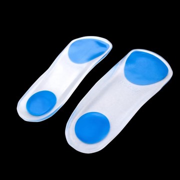 【AngelAid 天使愛】紓壓3/4矽膠鞋墊