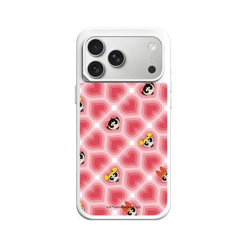 iPhone 17 Pro Max SolidX 白 - The Powerpuff Girls 飛天小女警 - 愛心圖案