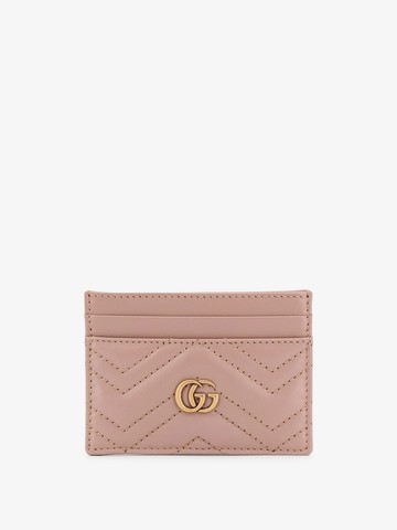 Matelassé leather card holder - GUCCI - gender_Woman