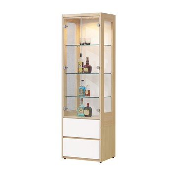 ASSARI-卡蘿經典2.1尺高展示櫃(寬63x深39x高200cm)