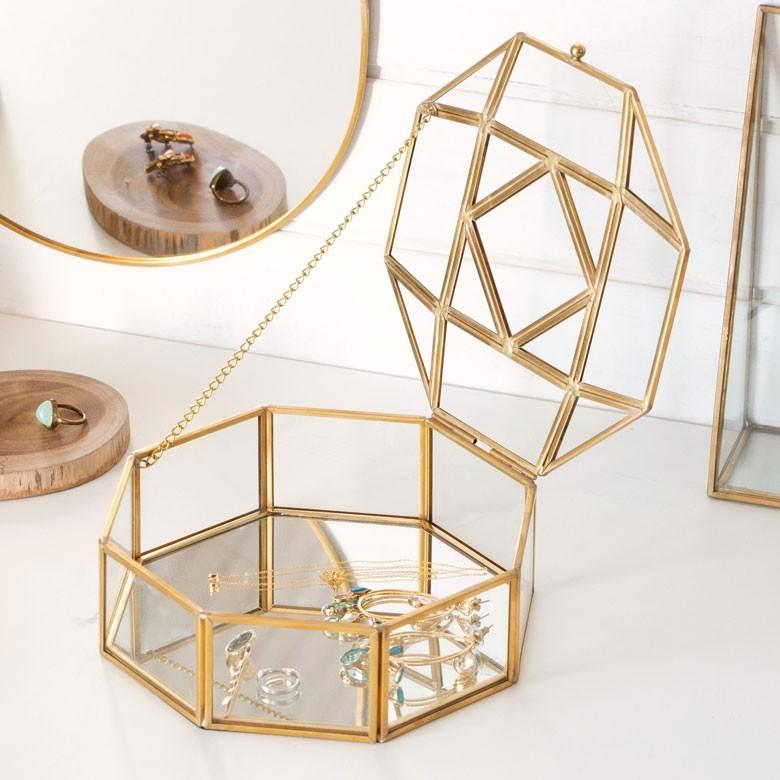 希少！アンティーク ゴールド金属製 アクセサリー&小物ホルダー 店舗