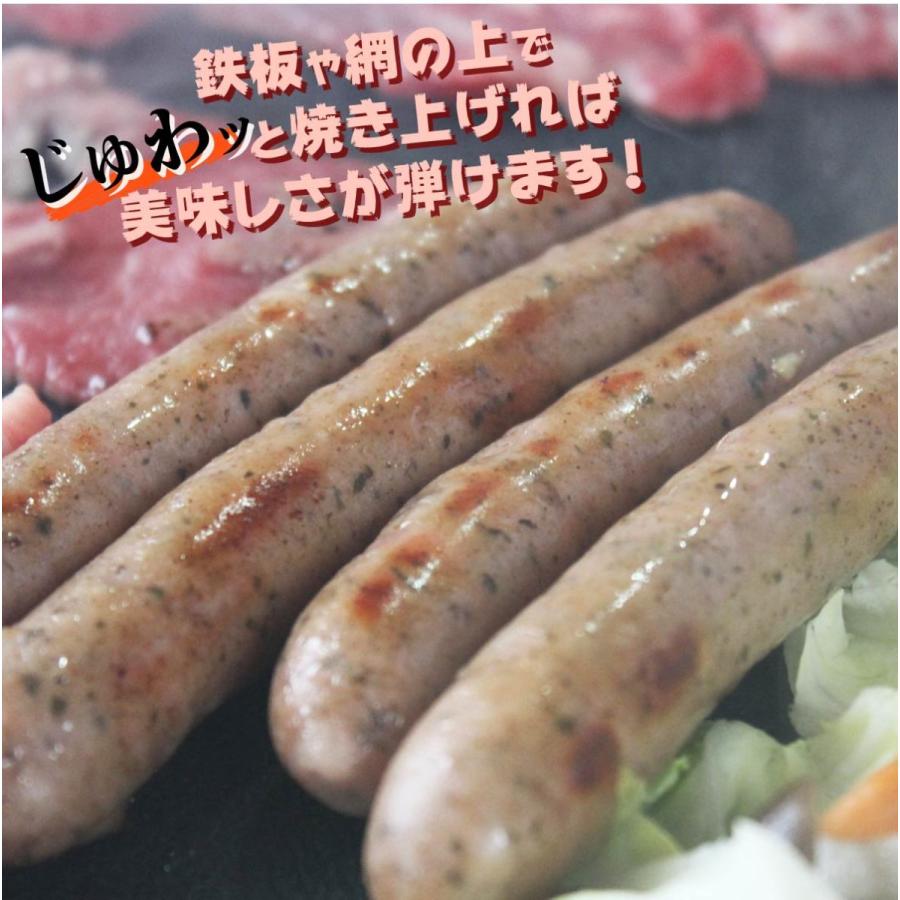 国産しそウィンナー １パック約150g入り お肉屋さんのこだわりがつまってる！変わり種　キャンプ　バーベキュー　パーティー　おつまみ　ジューシー