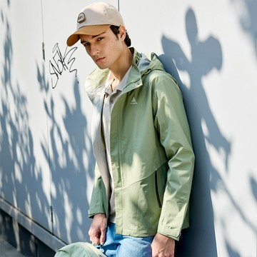 【50週年】單件式防水外套(A6GA2506N霧綠軍綠/防風外套/防水外套)