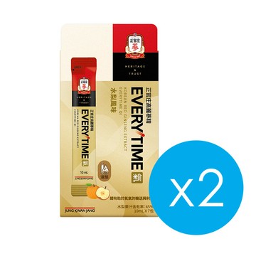 高麗蔘精EVERYTIME氣 10mlX7入x2盒(效期:2027/02)